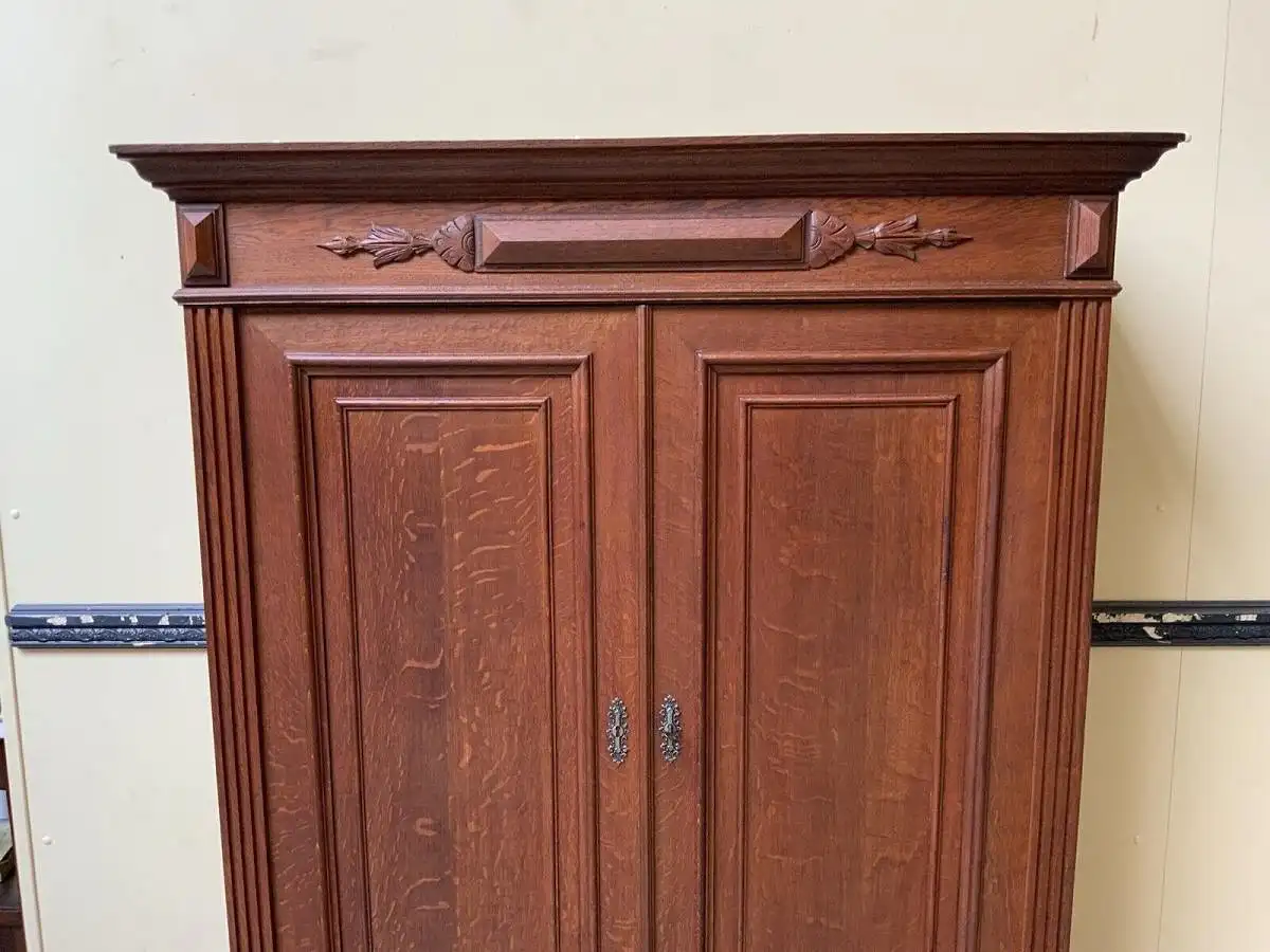 Antiker Jugendstil Wäscheschrank, Schuhschrank, Vertiko  - Lieferung möglich! 6