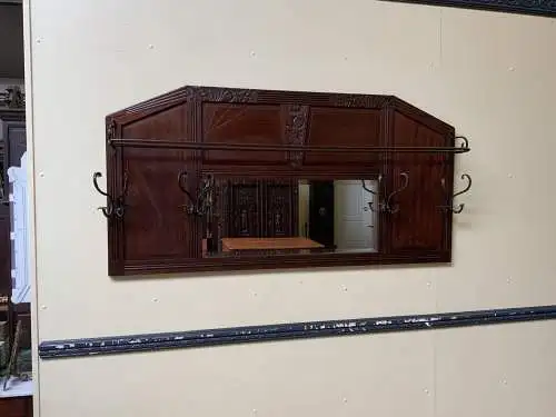 Antike Art Deco Garderobe mit Hutablage, - Traumhaft - Lieferung möglich!