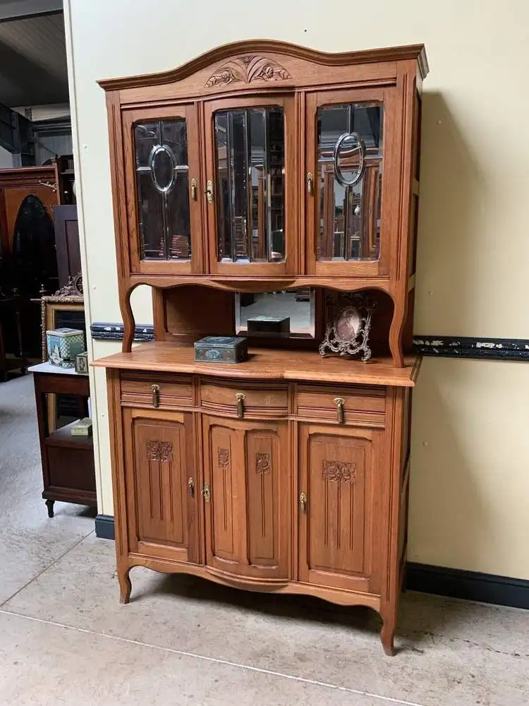 Antikes Jugendstil Buffet, Traumhaft schön - Lieferung möglich! 0