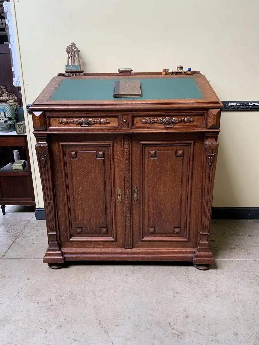 Antiker imposanter Gründerzeit Sekretär, Schreibtisch, Pult,  Lieferung möglich! 1