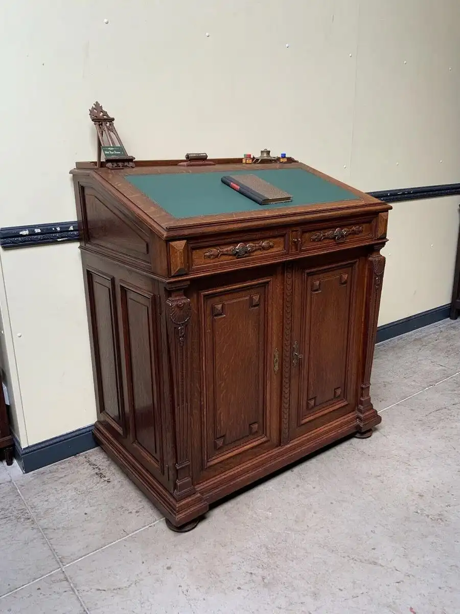 Antiker imposanter Gründerzeit Sekretär, Schreibtisch, Pult,  Lieferung möglich! 10