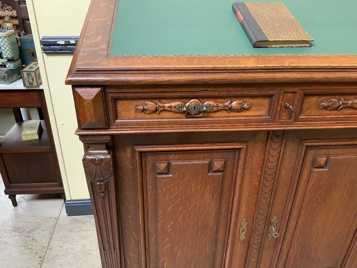Antiker imposanter Gründerzeit Sekretär, Schreibtisch, Pult,  Lieferung möglich! 14