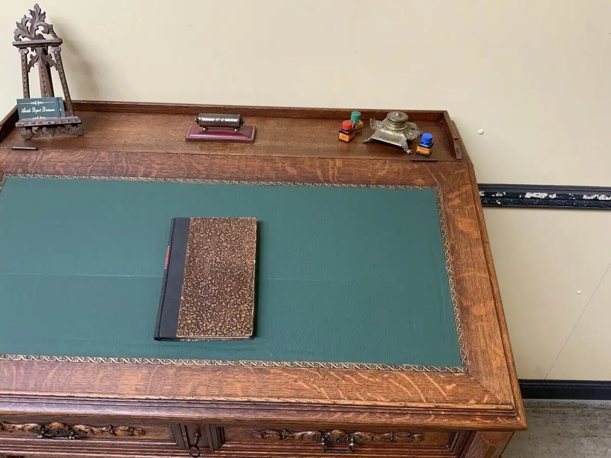 Antiker imposanter Gründerzeit Sekretär, Schreibtisch, Pult,  Lieferung möglich! 16