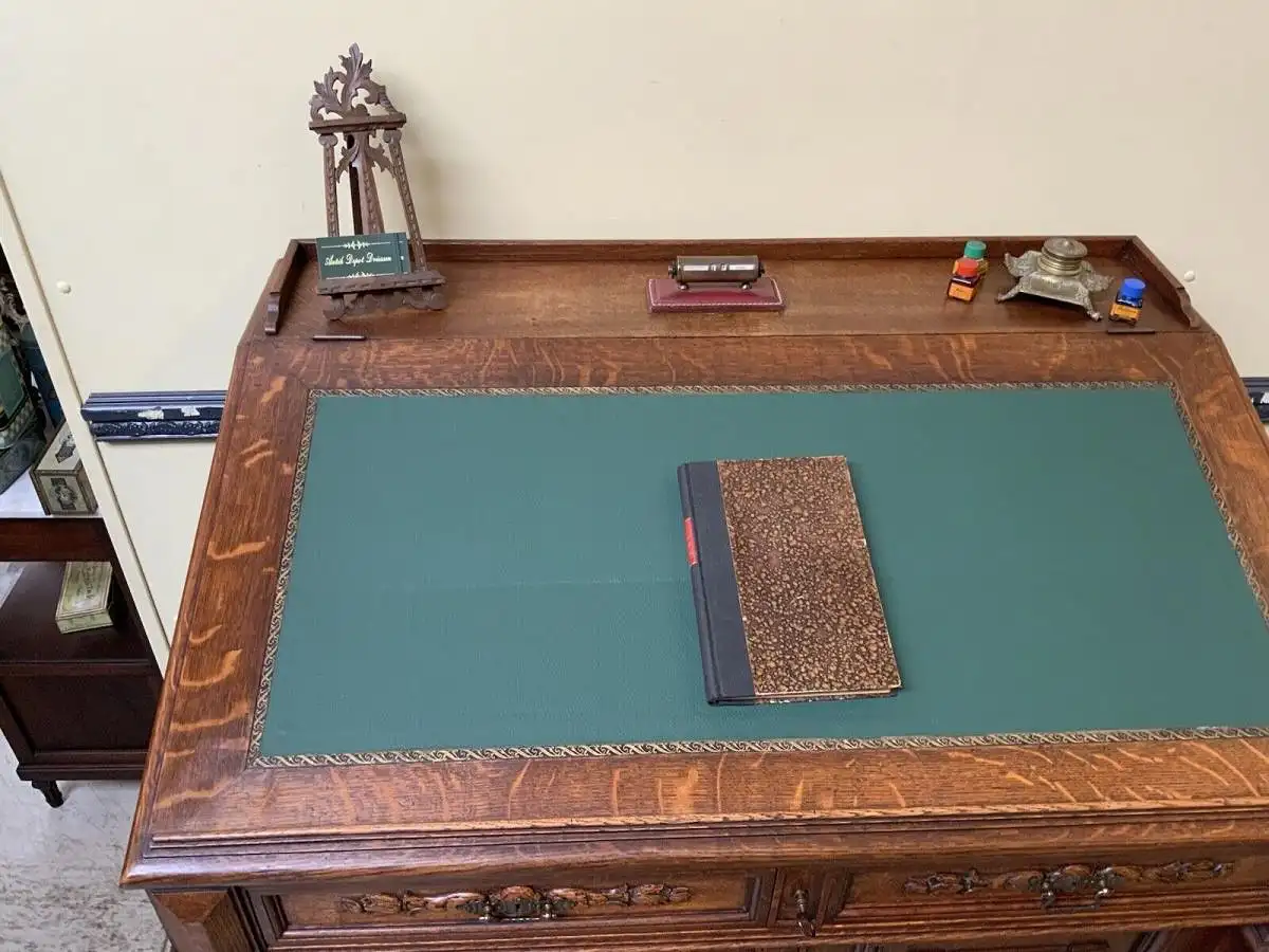 Antiker imposanter Gründerzeit Sekretär, Schreibtisch, Pult,  Lieferung möglich! 17