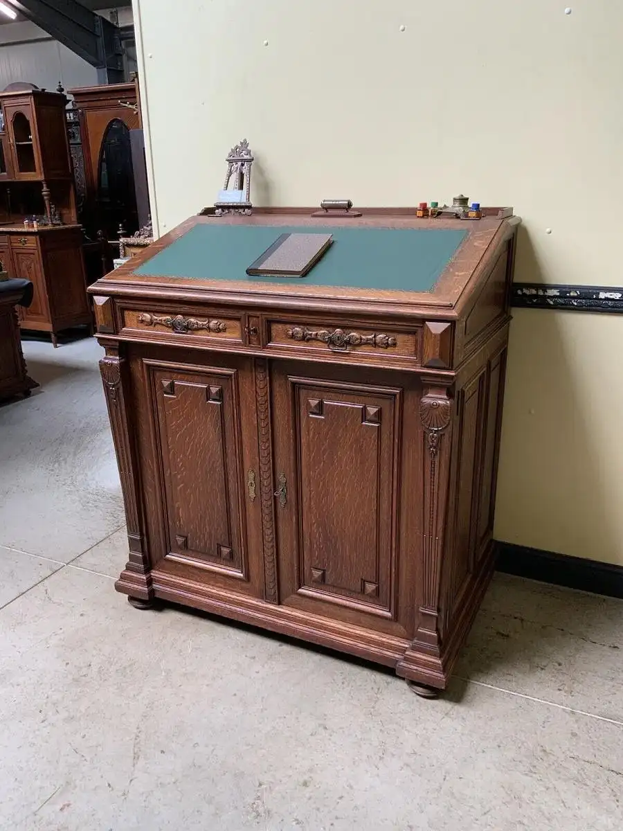 Antiker imposanter Gründerzeit Sekretär, Schreibtisch, Pult,  Lieferung möglich! 2