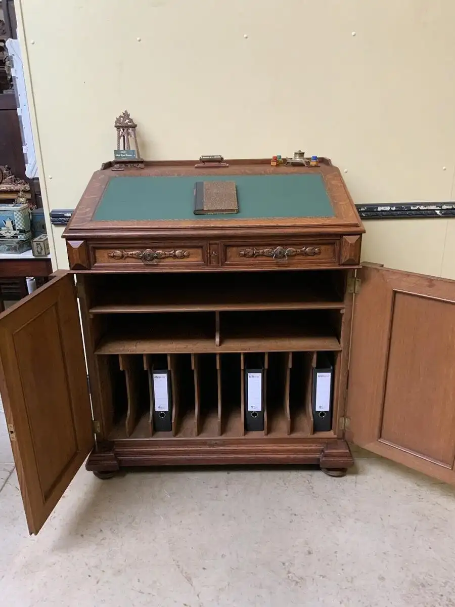 Antiker imposanter Gründerzeit Sekretär, Schreibtisch, Pult,  Lieferung möglich! 20