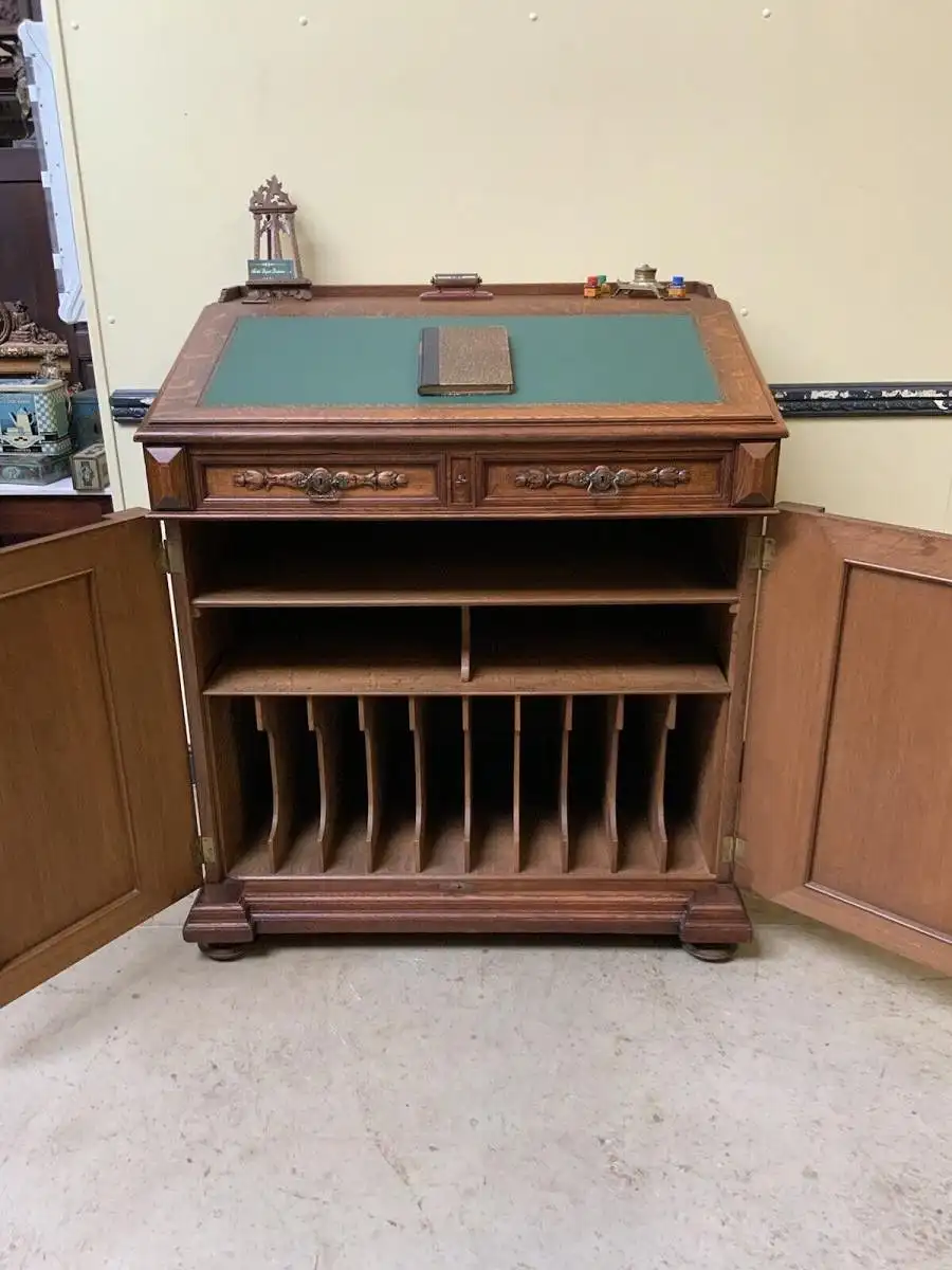 Antiker imposanter Gründerzeit Sekretär, Schreibtisch, Pult,  Lieferung möglich! 21