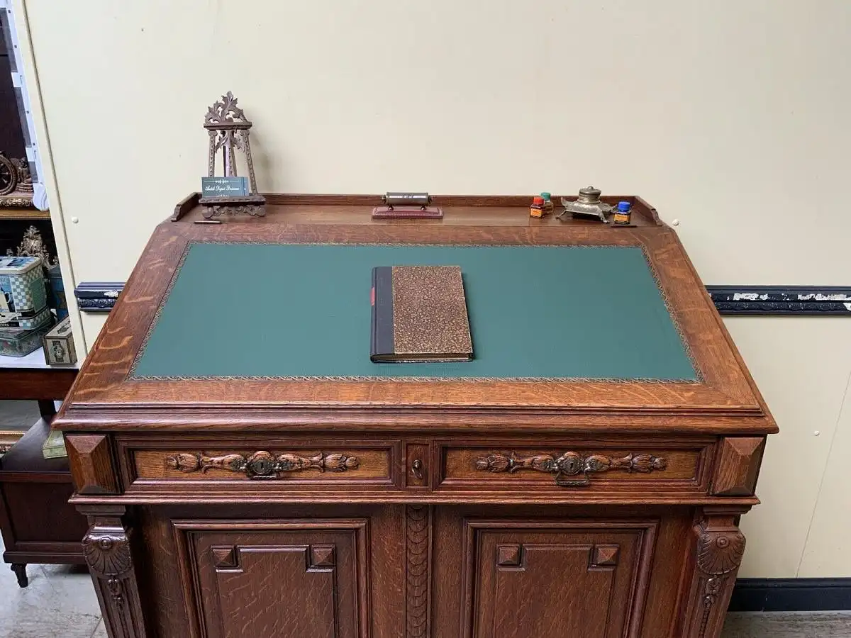 Antiker imposanter Gründerzeit Sekretär, Schreibtisch, Pult,  Lieferung möglich! 6