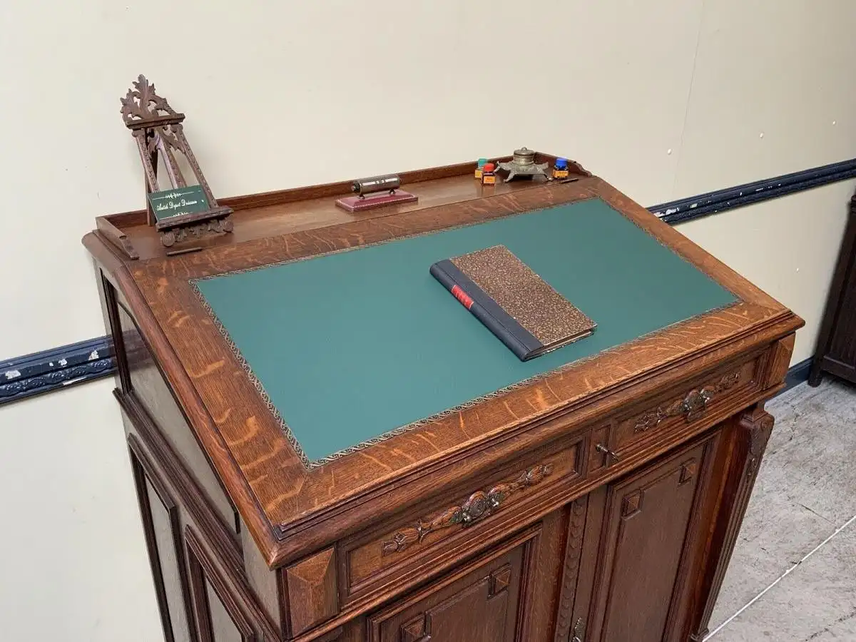 Antiker imposanter Gründerzeit Sekretär, Schreibtisch, Pult,  Lieferung möglich! 8