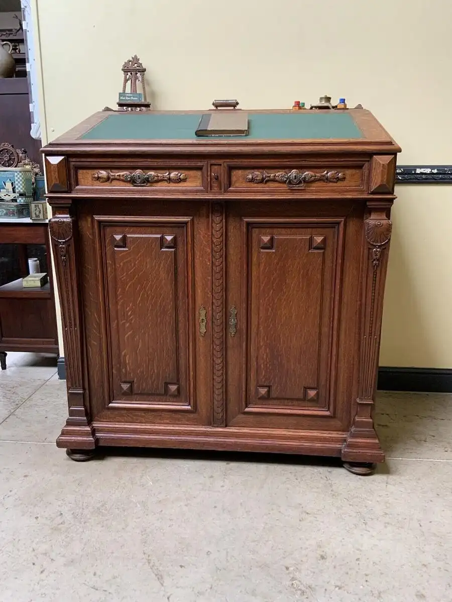 Antiker imposanter Gründerzeit Sekretär, Schreibtisch, Pult,  Lieferung möglich! 9