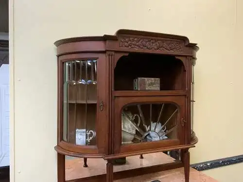 Antikes traumhaft schönes Jugendstil Buffet, Vitrine - Lieferung möglich!