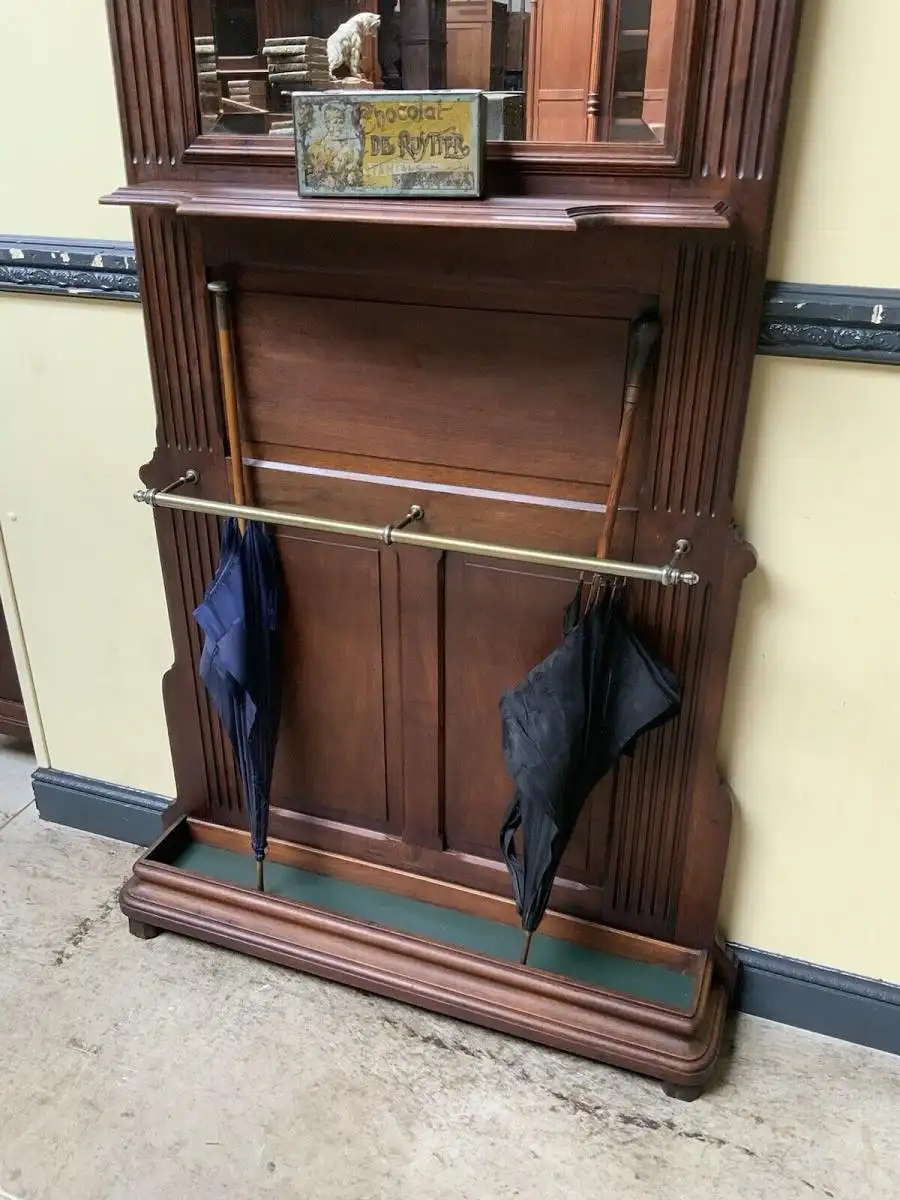 Antike Jugendstil Nußbaum Garderobe - Traumhaft - Lieferung möglich! 12