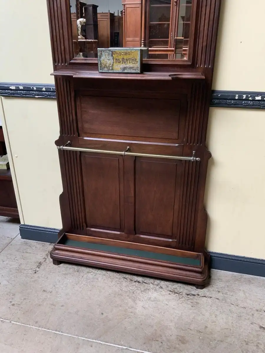 Antike Jugendstil Nußbaum Garderobe - Traumhaft - Lieferung möglich! 13