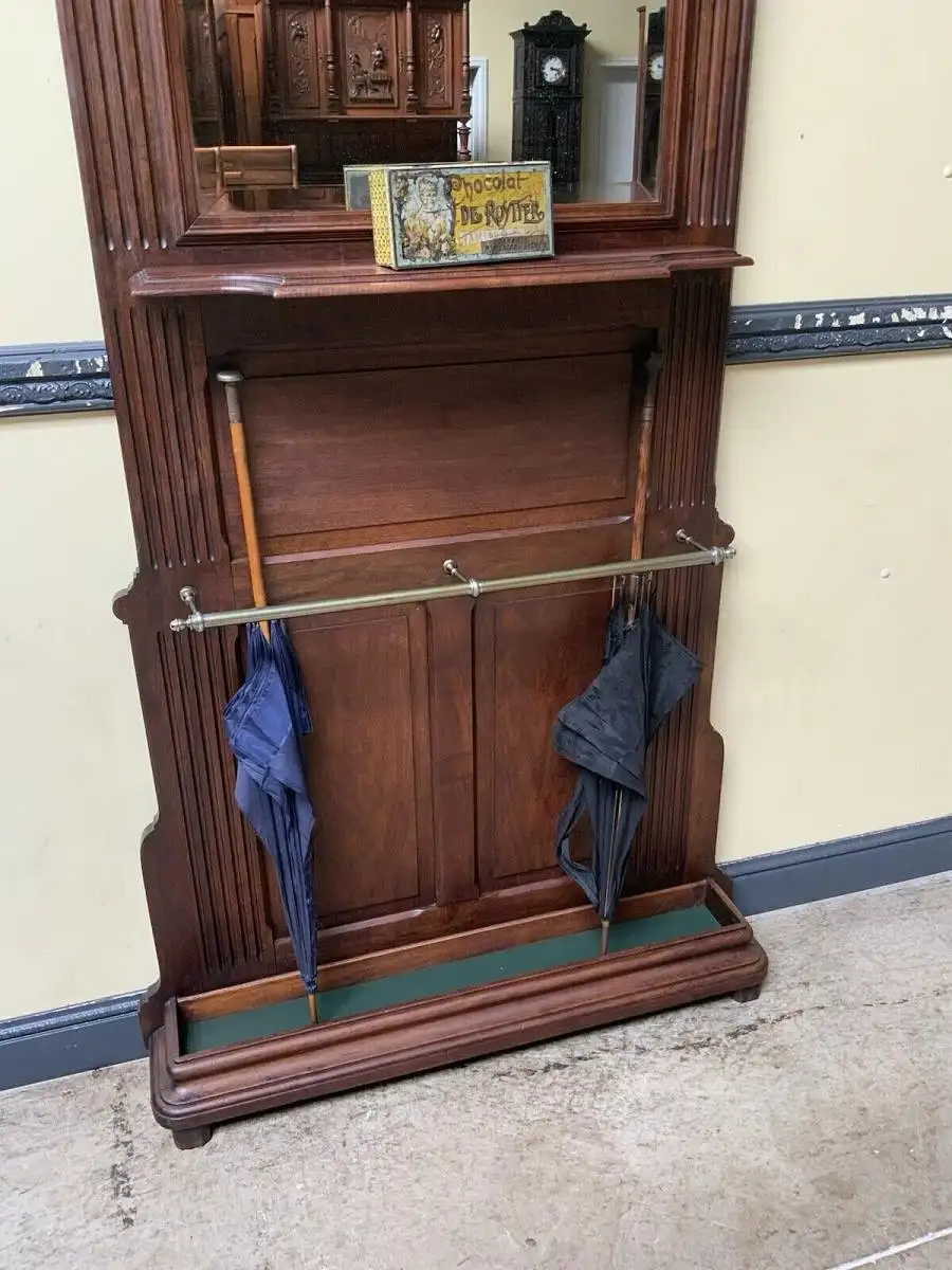 Antike Jugendstil Nußbaum Garderobe - Traumhaft - Lieferung möglich! 5