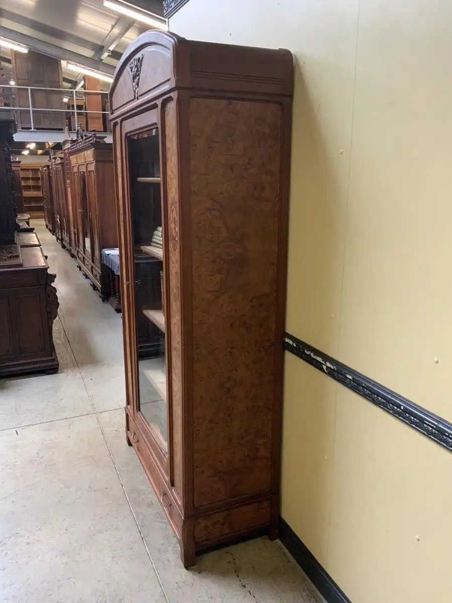 Antike Jugendstil Vitrine, Bücherschrank - Art Nouveau - Lieferung möglich! 4