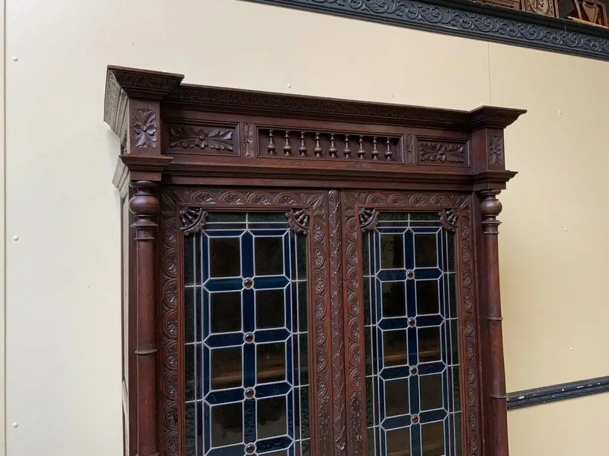 Antike Bretonische Vitrine, Bücherschrank , Traumhaft  -  Lieferung möglich!    11