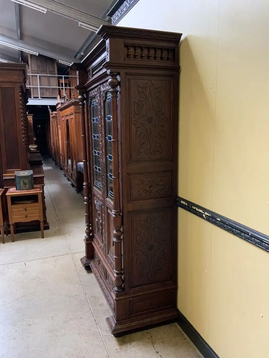 Antike Bretonische Vitrine, Bücherschrank , Traumhaft  -  Lieferung möglich!    4