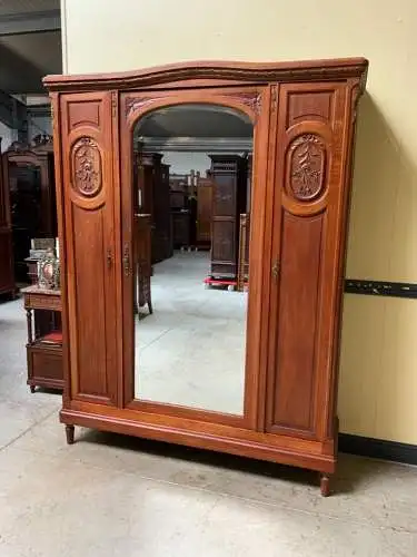 Antiker Jugendstil Geschirrschrank, Wäscheschrank, - Lieferung möglich!