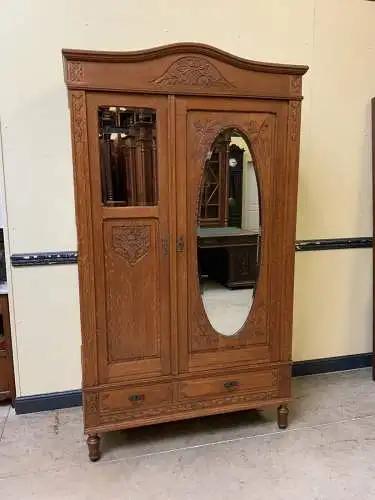 Antiker Jugendstil Wäscheschrank, Kleiderschrank  -   Lieferung möglich!