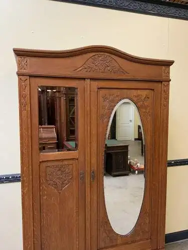 Antiker Jugendstil Wäscheschrank, Kleiderschrank  -   Lieferung möglich!