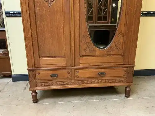 Antiker Jugendstil Wäscheschrank, Kleiderschrank  -   Lieferung möglich!