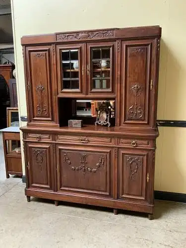 Antikes traumhaft schönes breites Jugendstil Buffet, - Lieferung möglich!