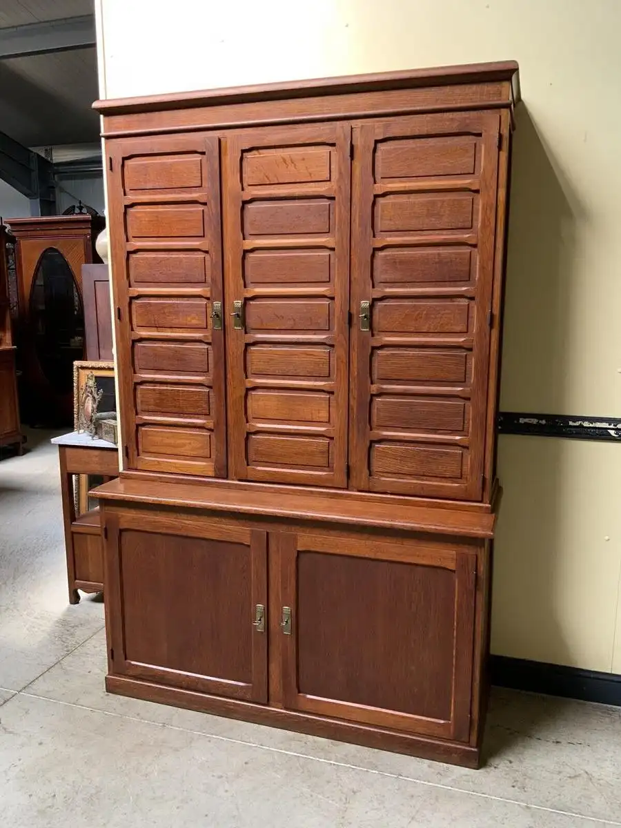 Antiker traumhafter Art Deco Archiv Schrank, Aktenschrank - Lieferung möglich! 1