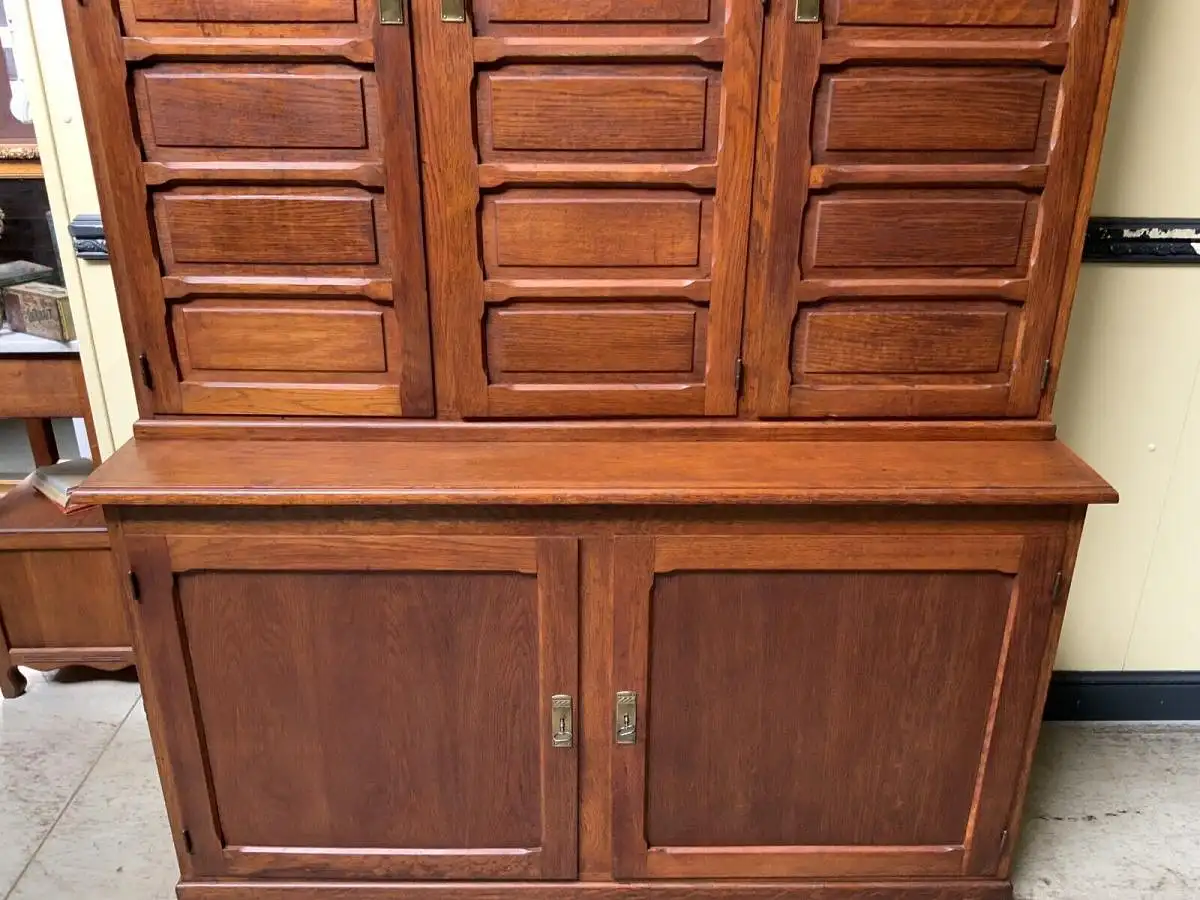 Antiker traumhafter Art Deco Archiv Schrank, Aktenschrank - Lieferung möglich! 12