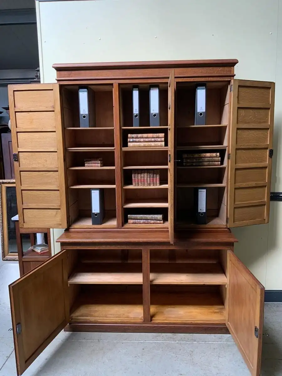Antiker traumhafter Art Deco Archiv Schrank, Aktenschrank - Lieferung möglich! 14