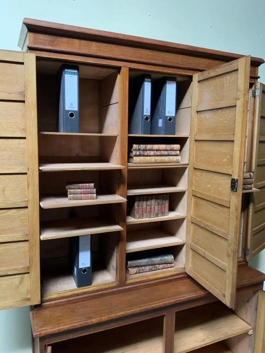Antiker traumhafter Art Deco Archiv Schrank, Aktenschrank - Lieferung möglich! 15