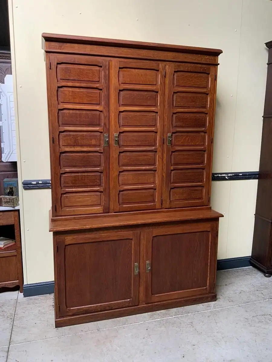 Antiker traumhafter Art Deco Archiv Schrank, Aktenschrank - Lieferung möglich! 2
