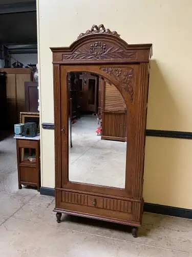 Antiker Jugendstil Wäscheschrank, Kleiderschrank101 cm -   Lieferung möglich!