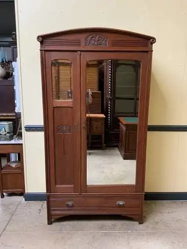 Antiker Jugendstil Wäscheschrank, Kleiderschrank -  Lieferung möglich!