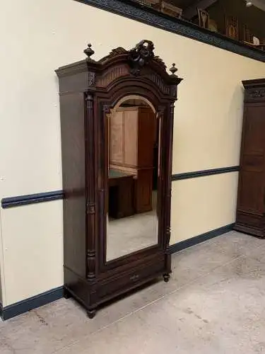 Antiker Jugendstil Wäscheschrank, Schuhschrank, Palisander - Lieferung möglich!