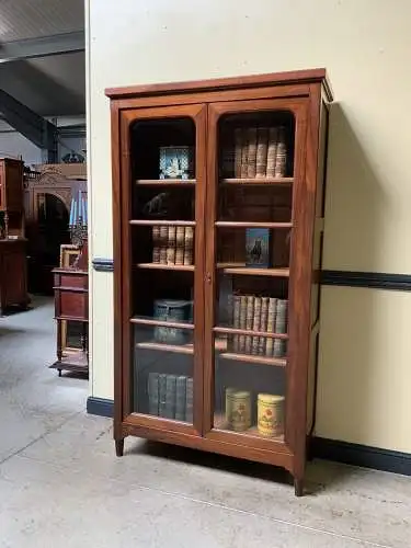 Antiker Jugendstil Bücherschrank, Vitrine, Traumhaft  - Lieferung möglich!