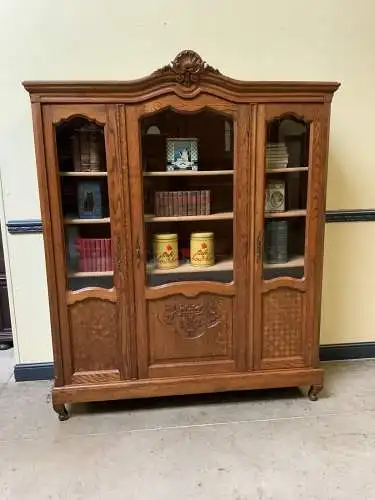 Antike Jugendstil Vitrine/Bücherschrank - traumhaft- Lieferung möglich!