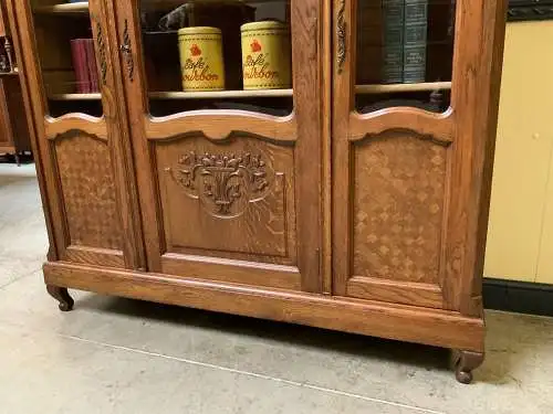 Antike Jugendstil Vitrine/Bücherschrank - traumhaft- Lieferung möglich!