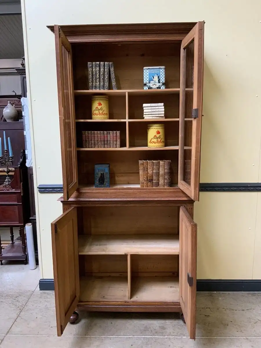 Antiker Jugendstil Bücherschrank, Buffet,   - Lieferung möglich! 14