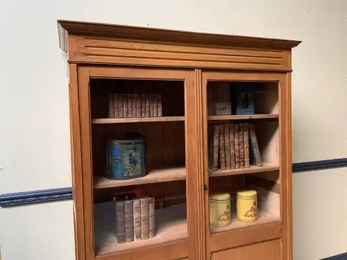 Antiker Jugendstil Bücherschrank, Vitrine, Traumhaft - Lieferung möglich!