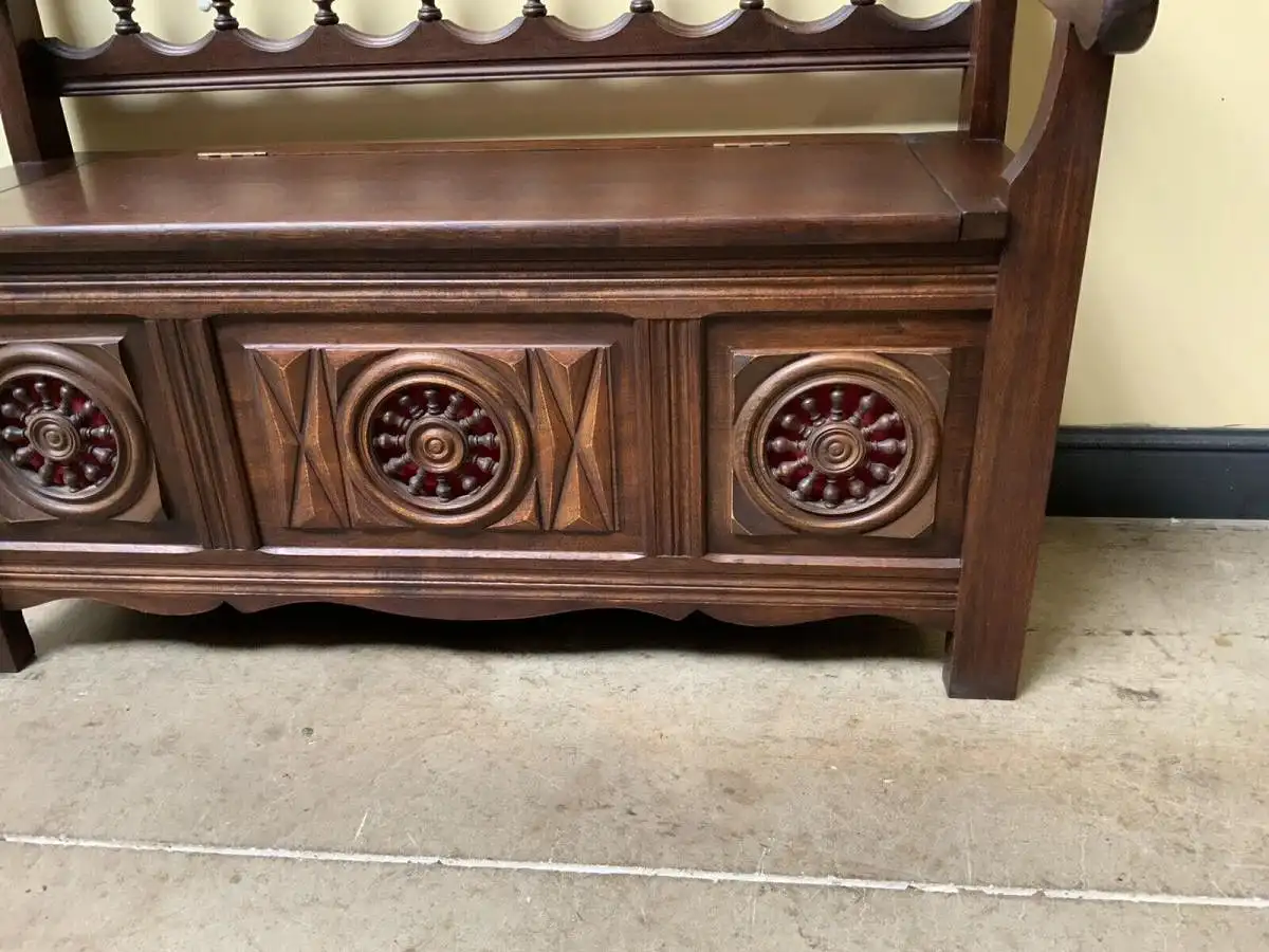 Antike Bretonische Truhen Bank, Traumhaft schön - Lieferung möglich! 11