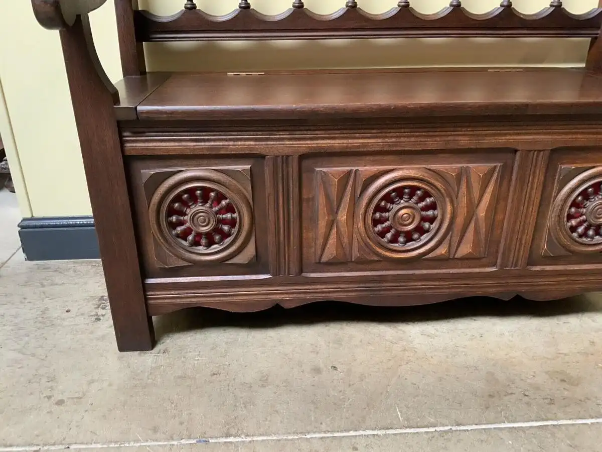 Antike Bretonische Truhen Bank, Traumhaft schön - Lieferung möglich! 12