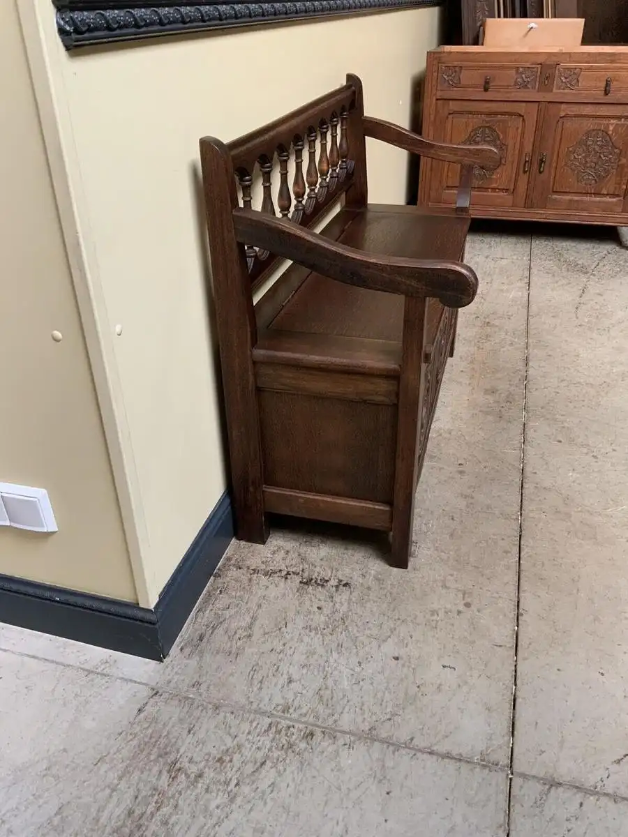 Antike Bretonische Truhen Bank, Traumhaft schön - Lieferung möglich! 7