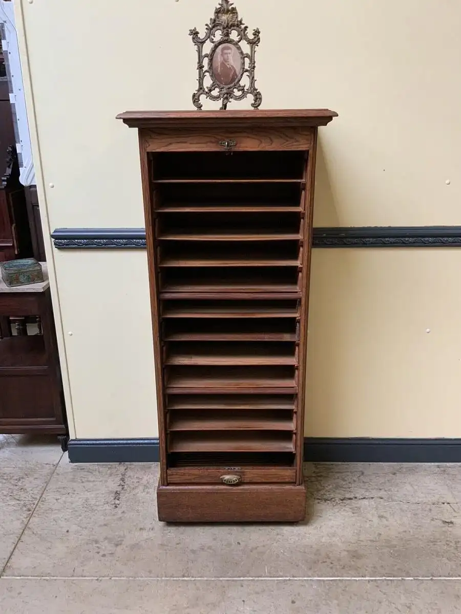 Antik - Archiv Schrank, Vertiko, Jugendstil - Lieferung möglich! 15