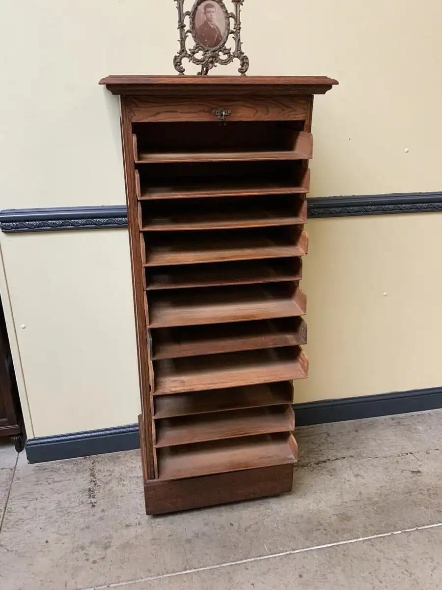 Antik - Archiv Schrank, Vertiko, Jugendstil - Lieferung möglich! 16