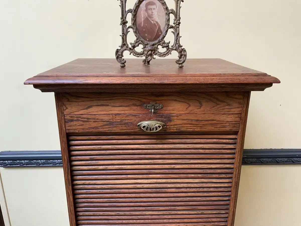 Antik - Archiv Schrank, Vertiko, Jugendstil - Lieferung möglich! 9