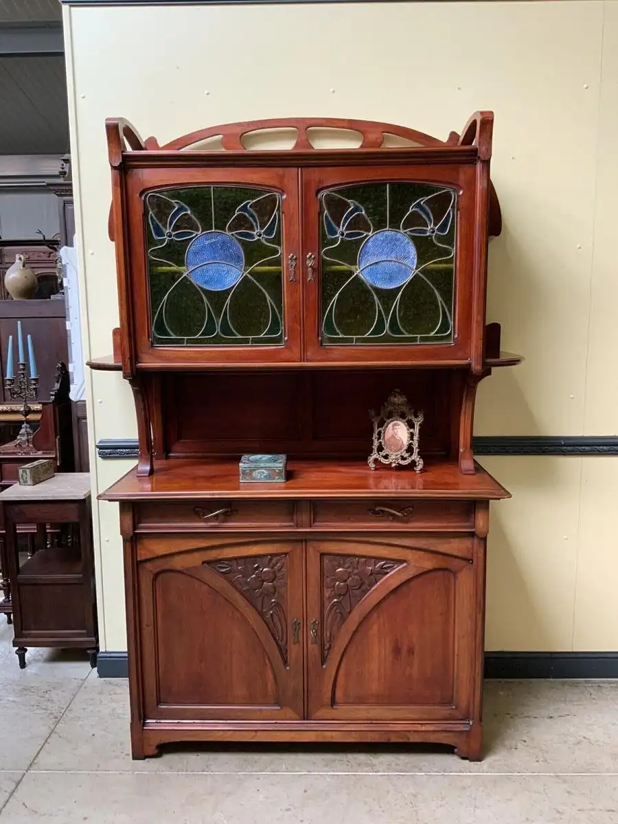 Antik - Buffet, Vertiko, Anrichte, Jugendstil, Art Nouveau - Lieferung möglich! 0
