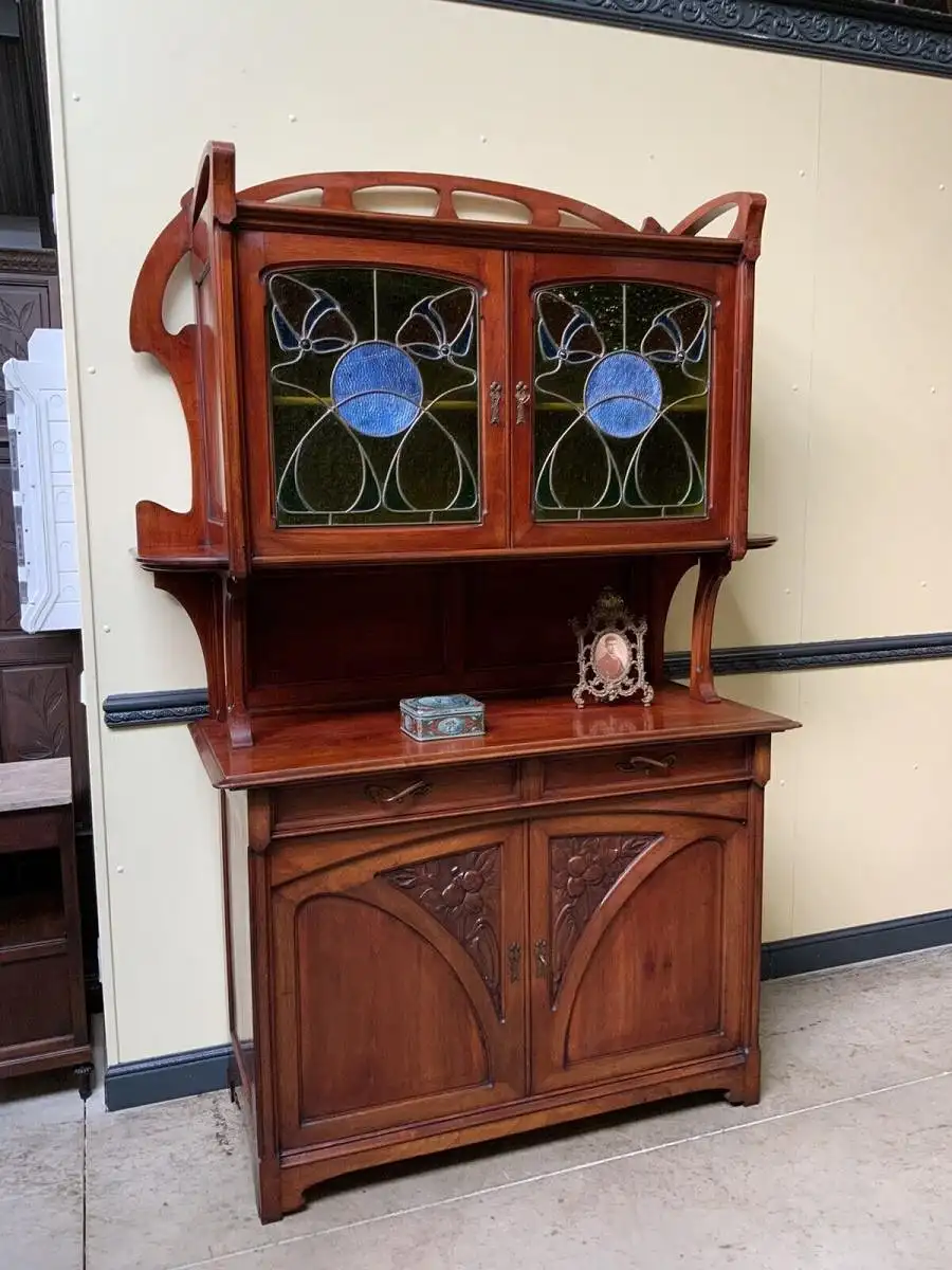 Antik - Buffet, Vertiko, Anrichte, Jugendstil, Art Nouveau - Lieferung möglich! 2