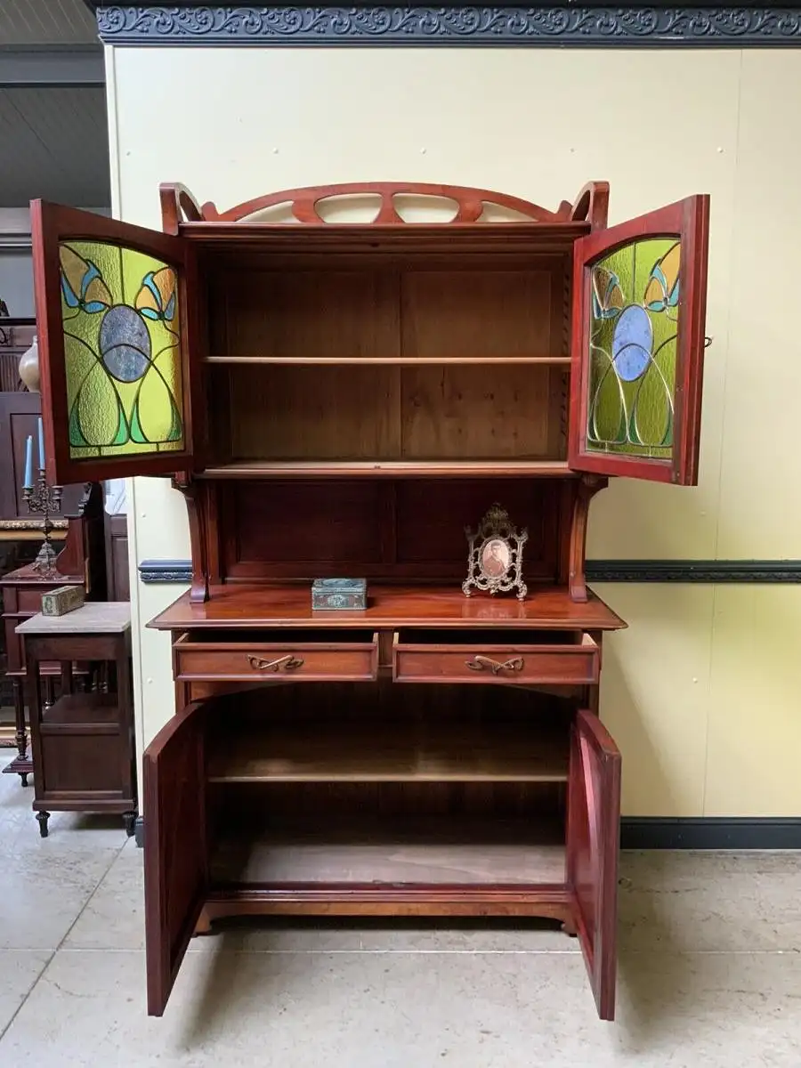 Antik - Buffet, Vertiko, Anrichte, Jugendstil, Art Nouveau - Lieferung möglich! 21