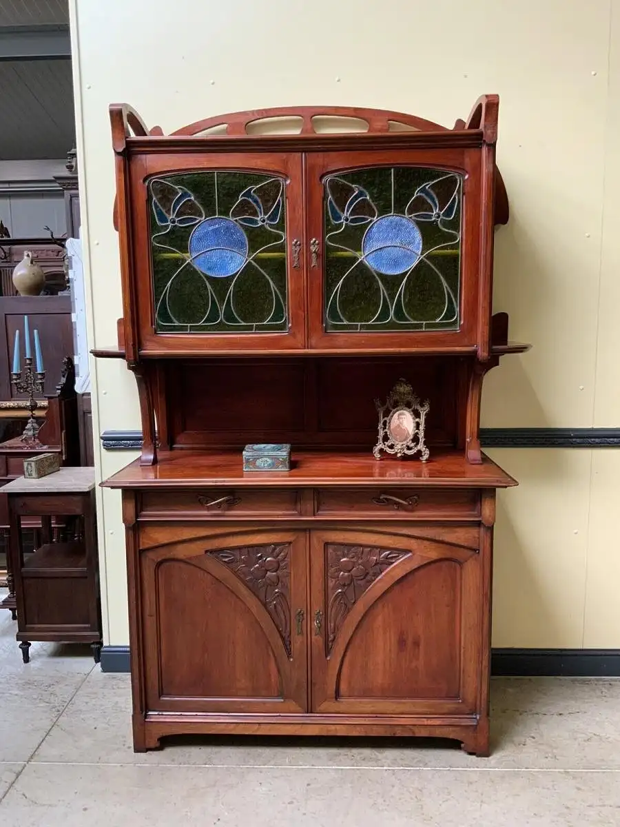 Antik - Buffet, Vertiko, Anrichte, Jugendstil, Art Nouveau - Lieferung möglich! 3