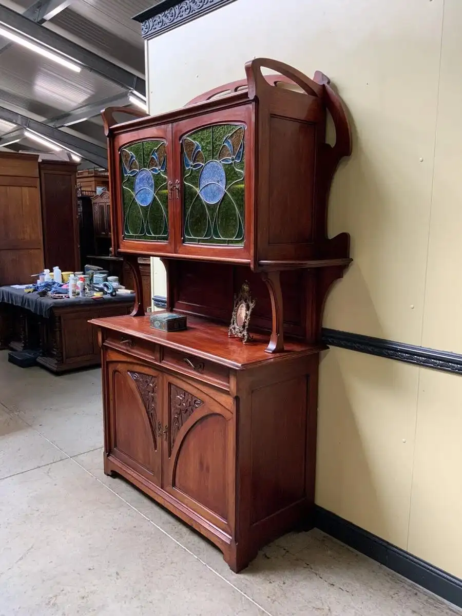 Antik - Buffet, Vertiko, Anrichte, Jugendstil, Art Nouveau - Lieferung möglich! 4